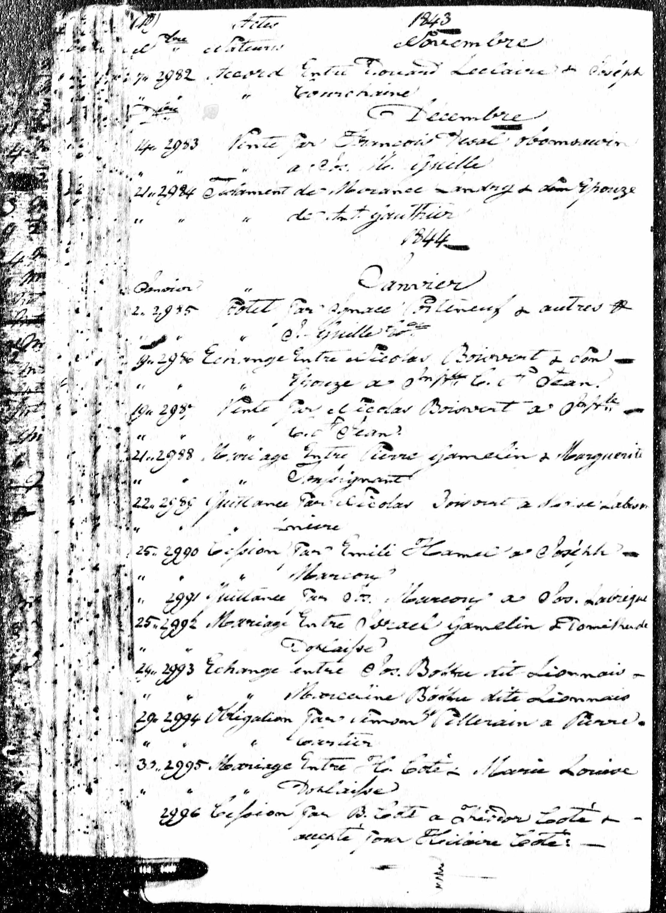 Image of 1845 Marriage